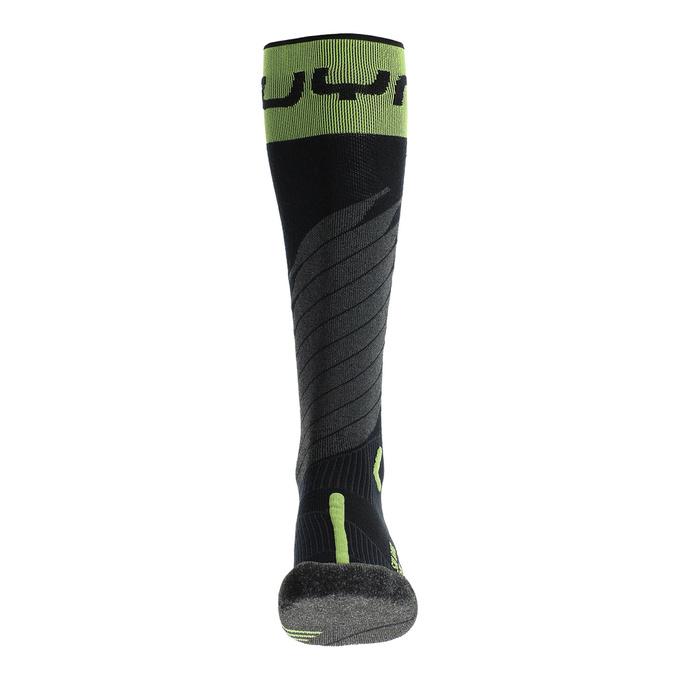 Skarpety narciarskie UYN Man Ski One Merino Socks Black/Lime - 2024/25