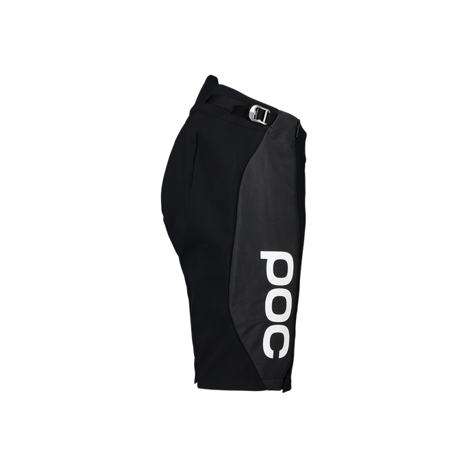 Spodenki na gumę POC Race Shorts Uranium Black - 2024/25