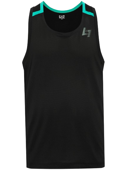 Top Emporio Armani Man Jersey Tank Black