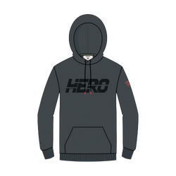 Bluza Rossignol Hero Hoodie Onyx Grey - 2023/24