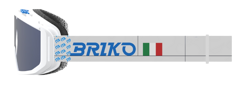 Gogle Briko Vulcano Mask Italia White/Science Blue - 2023/24