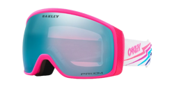 Gogle Oakley Flight Tracker M White Bolt Prizm Snow Sapphire Iridium - 2024/25