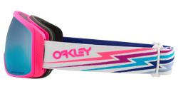 Gogle Oakley Flight Tracker M White Bolt Prizm Snow Sapphire Iridium - 2024/25