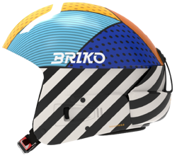 Kask Briko Vulcano FIS 6.8 Graphik Shiny/Black White  - 2023/24