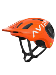 Kask Rowerowy POC Axion Race MIPS Fluorescent Orange/Uranium Black Matt - 2024