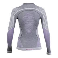 Koszulka termoaktywna UYN Lady Fusyon UW Shirt LG SL Anthracite/Purple/Pink - 2022/23