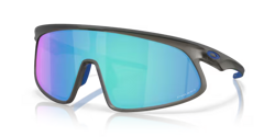 Okulary OAKLEY RSLV Matte Grey Smoke Frame/Prizm Sapphire  Lenses