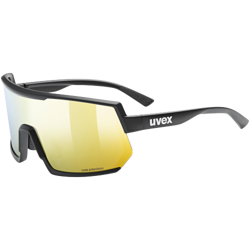 Okulary Uvex Sportstyle 235 P - Black Mat/Mirror Yellow - 2023