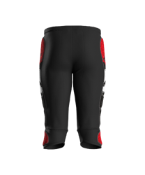 Spodenki z ochraniaczami Energiapura Panta Racing 3/4 Red/Black - 2024/25